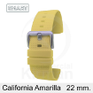 Imagen de CORREA SMART SILICONA AMARILLA CALIFORNIA 22 MM