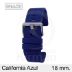 Imagen de CORREA SMART SILICONA AZUL CALIFORNIA 18 MM
