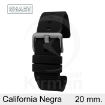 Imagen de CORREA SMART SILICONA NEGRA CALIFORNIA 20 MM