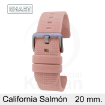 Imagen de CORREA SMART SILICONA SALMÓN CALIFORNIA 20 MM