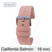Imagen de CORREA SMART SILICONA SALMÓN CALIFORNIA 18 MM