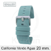 Imagen de CORREA SMART SILICONA VERDE AGUA CALIFORNIA 20 MM