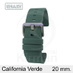 Imagen de CORREA SMART SILICONA VERDE CALIFORNIA 20 MM