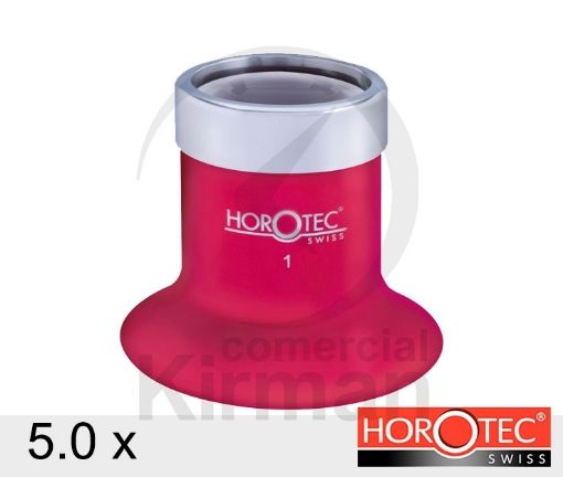 Imagen de Lupa clásica de aluminio Horotec nº 2 de 5x - MSA 00.031-2
