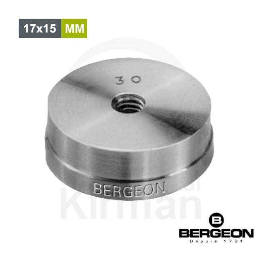 Imagen de Tas base reversible Bergeon en duraluminio de 17 x 15 mm
