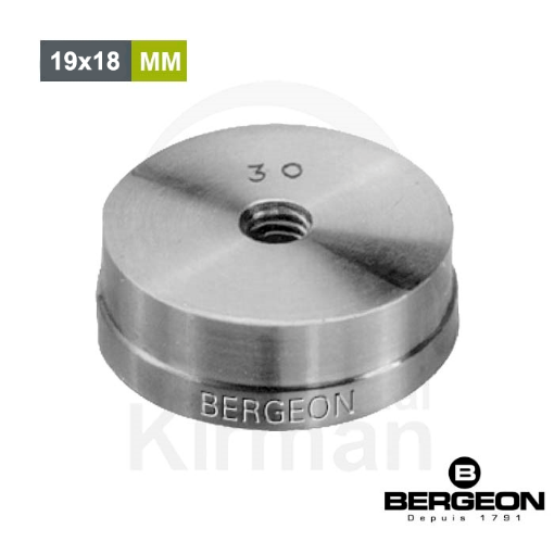 Imagen de Tas base reversible Bergeon en duraluminio de 19 x 18 mm