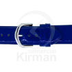 Imagen de Correa de piel de color azul de 28 mm