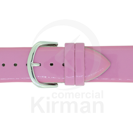 Imagen de Correa de piel de color rosa de 24 mm