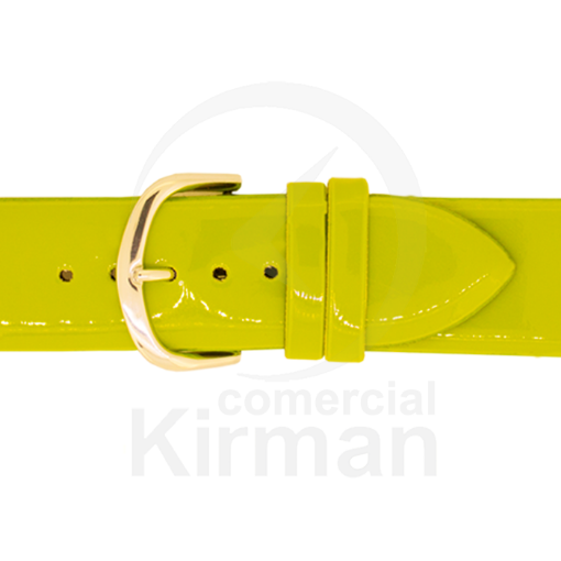 Imagen de Correa de piel de color verde de 26 mm