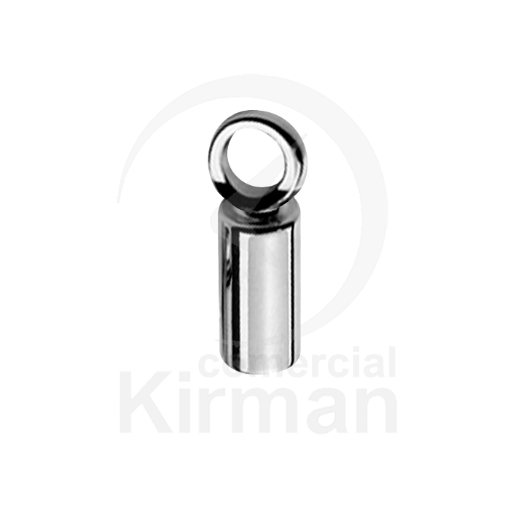 Imagen de Terminal liso con anilla 6 x 2.6 mm. (Ø) Plata 925
