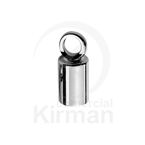 Imagen de Terminal liso con anilla 6 x 4.1 mm. (Ø) Plata 925