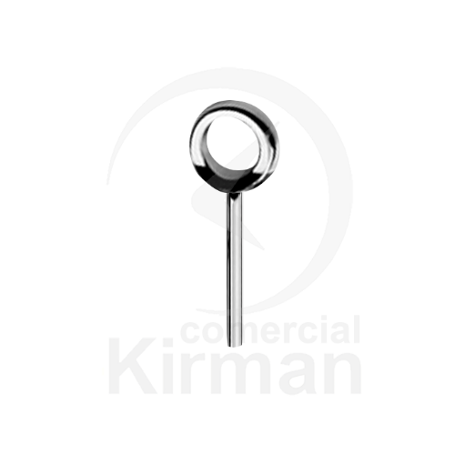 Imagen de Terminal liso con anilla 6 x 0.9 mm. (Ø) Plata 925