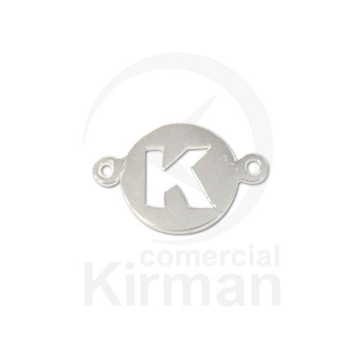 Imagen de Entrepieza Letra K 16.0 mm. Plata 925