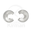 Imagen de Cubre chafas 4 mm. Plata 925