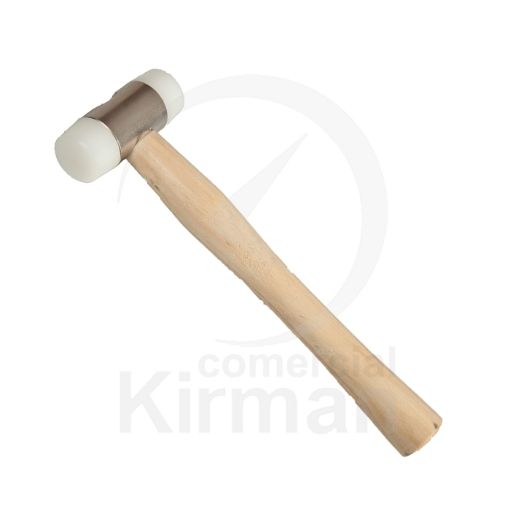 Imagen de Martillo para joyería de nylon y mango de madera