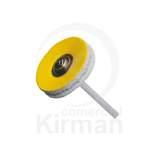Imagen de Disco montado de fibra amarilla