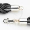 Imagen de 2 Terminales para pulseras chapado en 24k con Ø interior de 5.3 mm