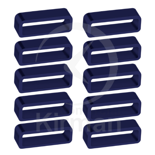 Imagen de 10 trabillas azules de PVC