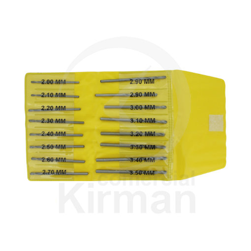 Imagen de Surtido de brocas de acero HSS de Ø desde 2.0 mm a 3.5 mm