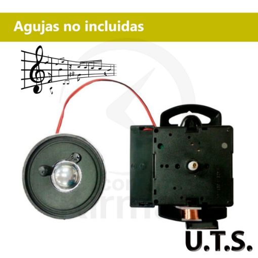 Imagen de Movimiento de cuarzo UTS para péndulo con sonería
