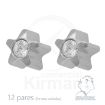 Imagen de Serie Regular Surtido de Formas Plateadas  Zirconita Blanca