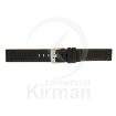 Imagen de CORREA NEOPRENO NEGRA COST.NARANJA VALENCIA 20 MM