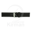 Imagen de CORREA NEOPRENO NEGRA COST.BLANCA VALENCIA 24 MM