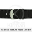 Imagen de CORREA NEOPRENO NEGRA COST.NEGRA VALENCIA 24 MM