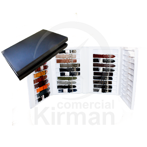 Carpeta para almacenar 40 correas de reloj de talla hasta 24mm.
