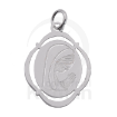 Imagen de COLGANTE VIRGEN OVALADA CALADA 14x20 MM PLATA 925