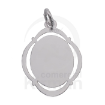 Imagen de COLGANTE VIRGEN OVALADA CALADA 14x20 MM PLATA 925