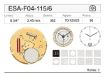 Imagen de Movimiento de pulsera ETA 956-412 calendario a las 6h.