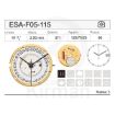 Imagen de MOVIMIENTO DE PULSERA ESA-F05-111