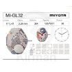 Imagen de Movimiento de pulsera Miyota 1L32