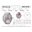 Imagen de Movimiento de pulsera Miyota GL36