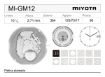 Imagen de Movimiento de pulsera de cuarzo Miyota GM10
