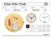 Imagen de Movimiento de pulsera ETA 955-112 con calendario a las 6h