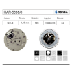 Movimiento de pulsera de cuarzo Ronda 5030.D con calendario a las 6h