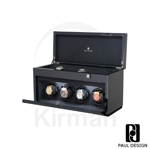 CAJA RITMICA NEGRA PARA RELOJ DE PAUL DESIGN MODELO GENTLEMEN