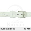 Imagen de CORREA PIEL BLANCA HUESCA 10MM