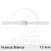 Imagen de CORREA PIEL BLANCA HUESCA 10MM