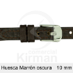 Imagen de CORREA PIEL MARRÓN OSCURO HUESCA 10MM