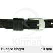 Imagen de CORREA PIEL NEGRA HUESCA 10MM