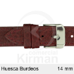 Imagen de CORREA PIEL BURDEOS HUESCA 14MM