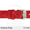 Imagen de CORREA PIEL ROJA HUESCA 14MM
