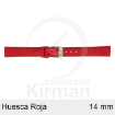 Imagen de CORREA PIEL ROJA HUESCA 14MM