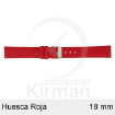 Imagen de CORREA PIEL ROJA HUESCA 18MM