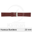 Imagen de CORREA PIEL BURDEOS HUESCA 20MM