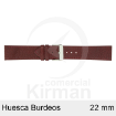 Imagen de CORREA PIEL BURDEOS HUESCA 22MM