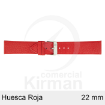 Imagen de CORREA PIEL ROJA HUESCA 22MM
